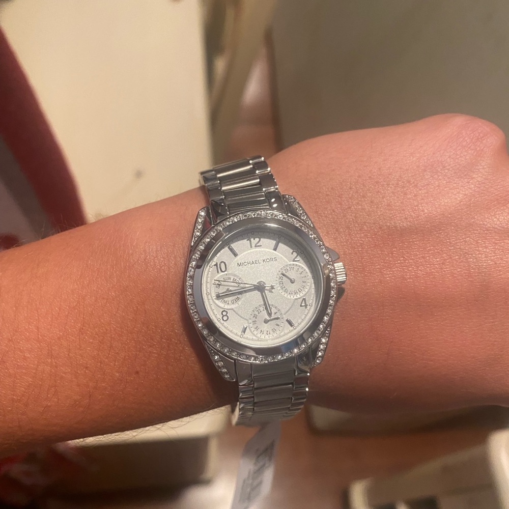Silver Michael kors watch